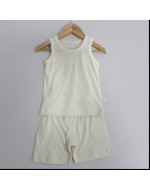 Organic Sleeveless Set - P024 (White)