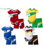 Football Club Romper Set  (Romper + Pants)