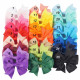 Colorful Grosgrain Ribbon Bows Hair Clips Hair Accessories (25 colors)