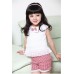 Summer Girl Clothes Set  (2pcs Set) - RED