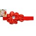 Sweet Baby Girls RED FLOWER Headbands