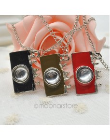Vintage Jewelry Camera Long Necklace