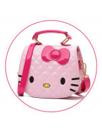 Hello Kitty PU Sling Tote Bag (Pink/ White)