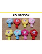 Hello Kitty Flower Hair Clips (8 colors / designs)