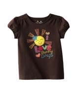 Jumping Beans - Sunny Day Girl's T-Shirt (brown)