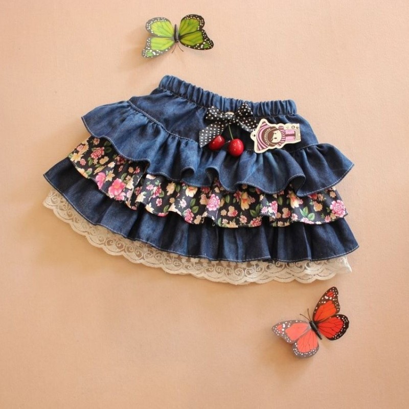 baby girl denim skirt