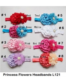 Beautiful Princess Flowers Headbands (L121)