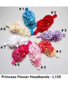 Beautiful Princess Flowers Headbands (L125)