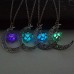 Sailor Moon Pendant Necklace Luminous Glow In Dark Necklace