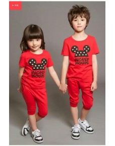 Mickey Summer Short Sleeves T-Shirt and Pant Set