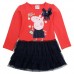 Peppa Pig Embroidery Long sleeve Tutu Dress