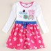 Peppa Pig Embroidery Long sleeve Tutu Dress