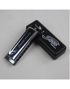 Swan Blues 10 Holes  Harmonica Diatonic Harp  (available in Tone: C / G KEYS)