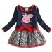 Peppa Pig Embroidery Long sleeve Tutu Dress