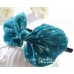 Sweet Blue Polka Dot Ribbon Headband