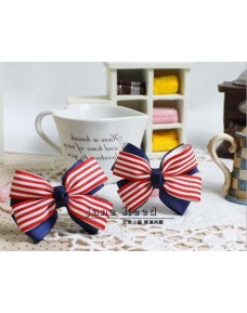 Sweet Red+White+Blue Ribbon Hairband