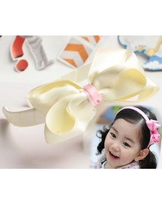 Sweet Cream White Ribbon Headband