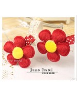 Sweet Red Flower Clip