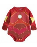 Iron Man Long-Sleeve Baby Romper