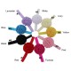 Multi layers Satin Flower Puff Elastic Headband (9 colors)