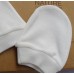 Organic Cotton - Baby Mittens (White)