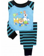 PORORO Blue Pajamas Set