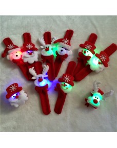 Christmas Bracelet/ Wristband/ Clap/ Handcuffs with Colors Lights